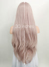 Pastel Pale Plum Straight Lace Front Synthetic Wig LF150G