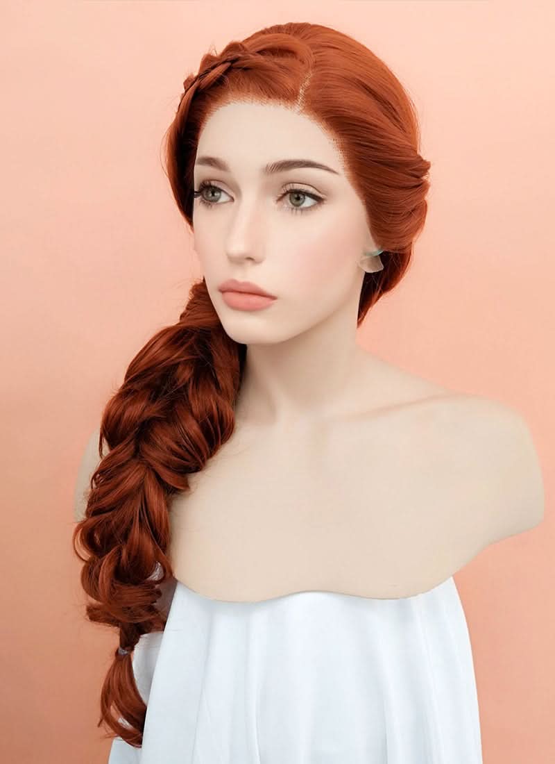 Ginger Braided Lace Front Synthetic Wig LF2044F