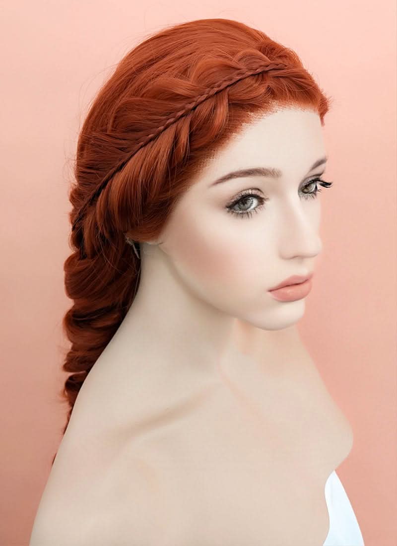 Ginger Braided Lace Front Synthetic Wig LF2044F