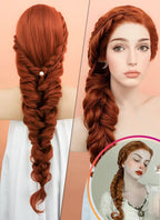 Ginger Braided Lace Front Synthetic Wig LF2044F