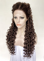 Star Wars Padme Amidala Brunette Braided Lace Front Synthetic Wig LF2144