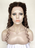 Star Wars Padme Amidala Brunette Braided Lace Front Synthetic Wig LF2144