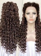 Star Wars Padme Amidala Brunette Braided Lace Front Synthetic Wig LF2144