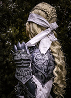 Light Ash Blonde Braided Lace Front Synthetic Wig LF2158F