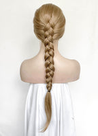 The Last of Us Abby Medium Blonde Braided Lace Front Synthetic Wig LF2174