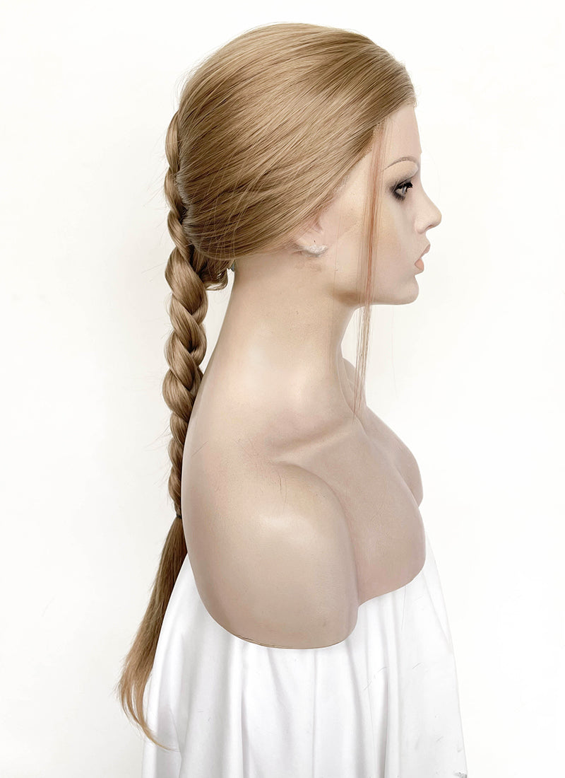 The Last of Us Abby Medium Blonde Braided Lace Front Synthetic Wig LF2174