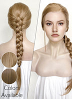 The Last of Us Abby Medium Blonde Braided Lace Front Synthetic Wig LF2174