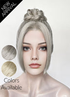 Grey Braided Lace Front Synthetic Wig LF2184