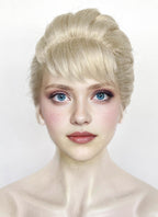 Frozen Elsa Pastel Ash Blonde Braided Lace Front Synthetic Wig LF2186