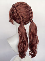 Clair Obscur: Expedition 33 Maelle Auburn Braided Lace Front Synthetic Wig LF2189