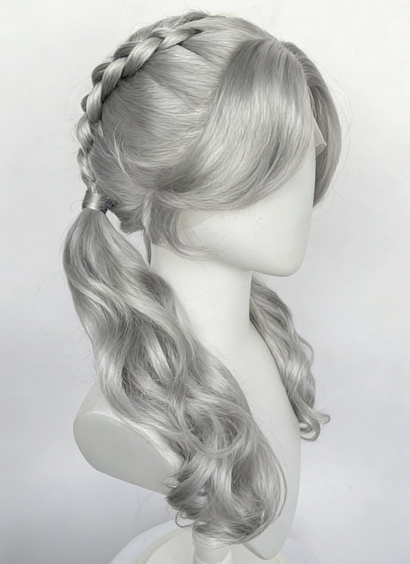 Clair Obscur: Expedition 33 Maelle Auburn Braided Lace Front Synthetic Wig LF2189