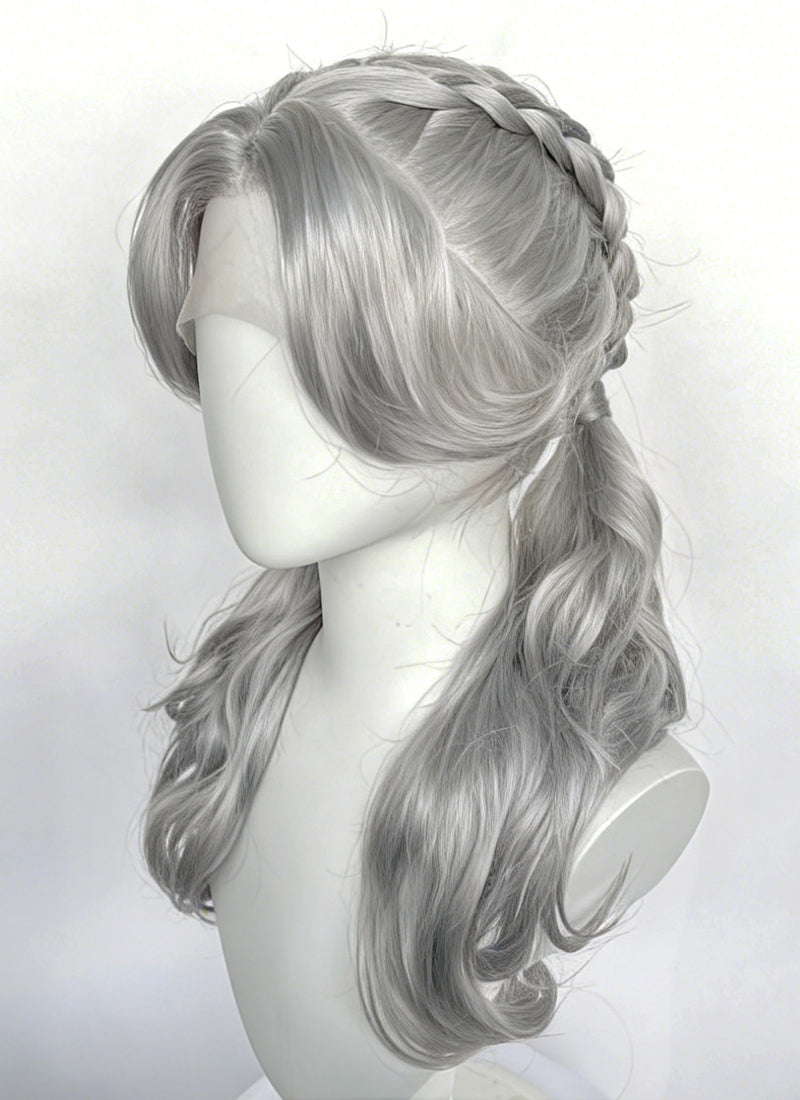 Clair Obscur: Expedition 33 Maelle Auburn Braided Lace Front Synthetic Wig LF2189