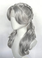 Clair Obscur: Expedition 33 Maelle Auburn Braided Lace Front Synthetic Wig LF2189