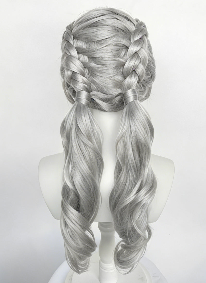 Clair Obscur: Expedition 33 Maelle Auburn Braided Lace Front Synthetic Wig LF2189