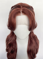 Clair Obscur: Expedition 33 Maelle Auburn Braided Lace Front Synthetic Wig LF2189