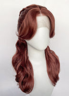 Clair Obscur: Expedition 33 Maelle Auburn Braided Lace Front Synthetic Wig LF2189