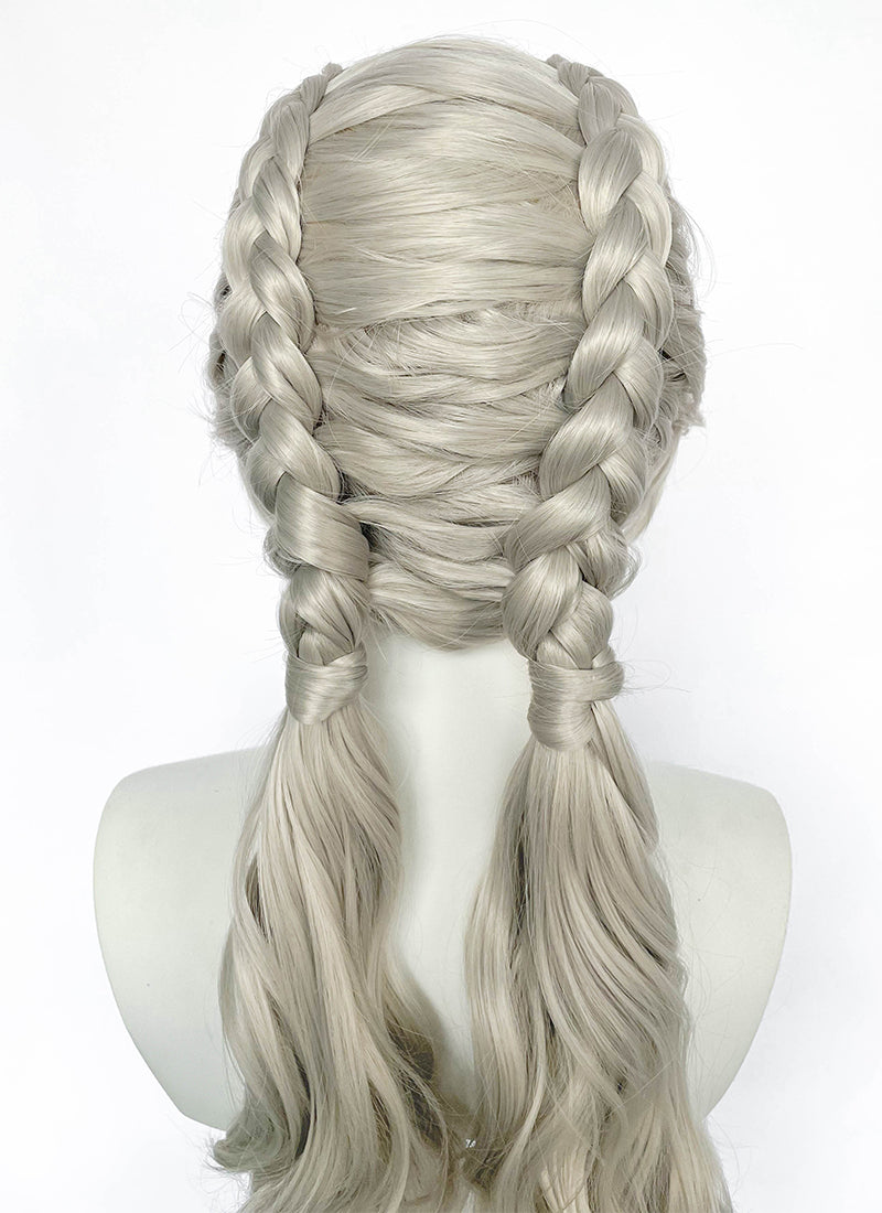 Clair Obscur: Expedition 33 Maelle Auburn Braided Lace Front Synthetic Wig LF2189