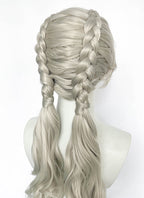 Clair Obscur: Expedition 33 Maelle Auburn Braided Lace Front Synthetic Wig LF2189