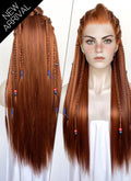 Horizon Aloy Mixed Ginger Braided Lace Front Synthetic Wig LF2190