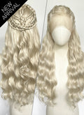 Game of Thrones Daenerys Targaryen Light Ash Blonde Braided Lace Front Synthetic Wig LF2191