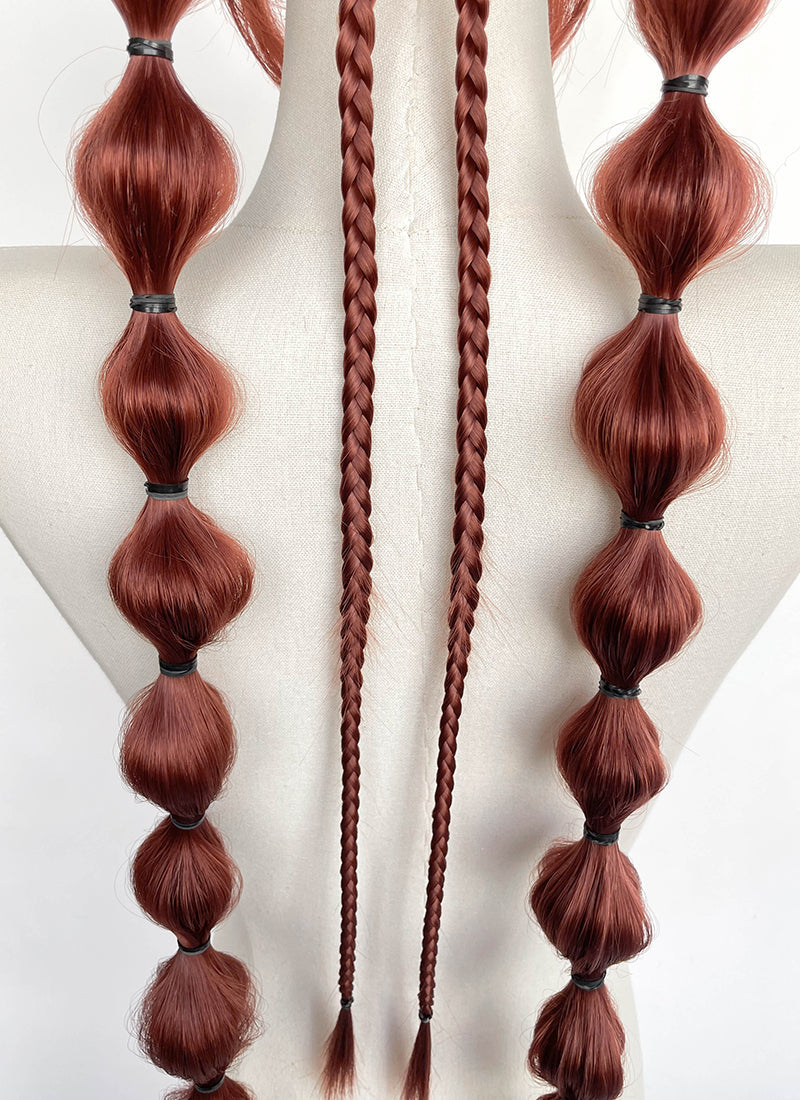 Clair Obscur: Expedition 33 DLC "Esquie" Maelle Auburn Braided Lace Front Synthetic Wig LF2192