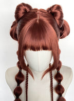 Clair Obscur: Expedition 33 DLC "Esquie" Maelle Auburn Braided Lace Front Synthetic Wig LF2192