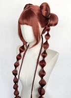 Clair Obscur: Expedition 33 DLC "Esquie" Maelle Auburn Braided Lace Front Synthetic Wig LF2192