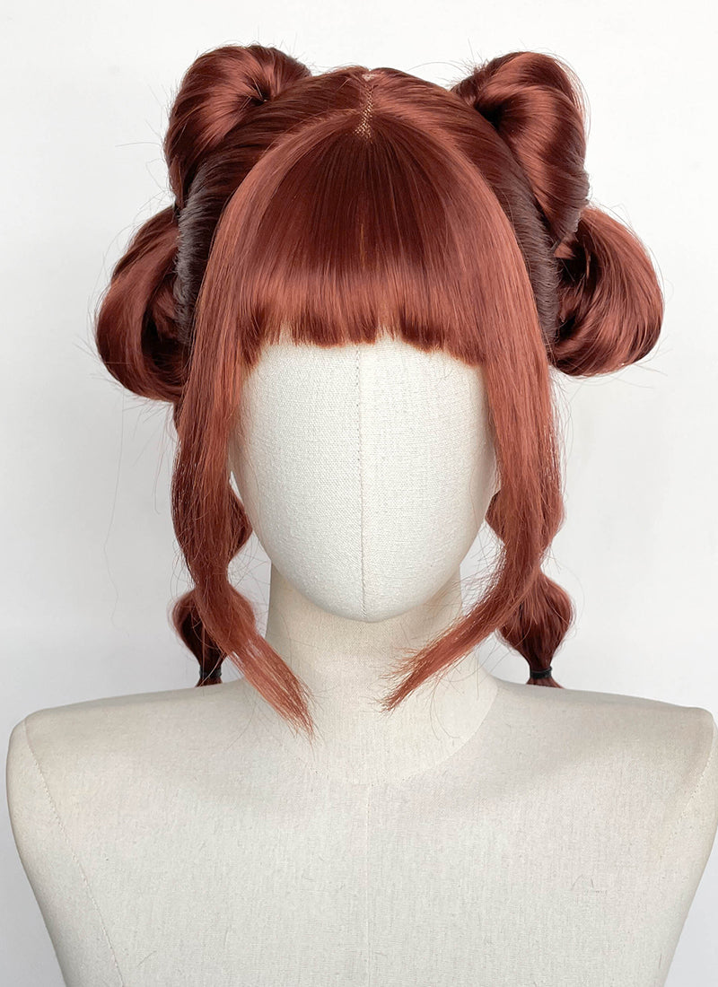 Clair Obscur: Expedition 33 DLC "Esquie" Maelle Auburn Braided Lace Front Synthetic Wig LF2192