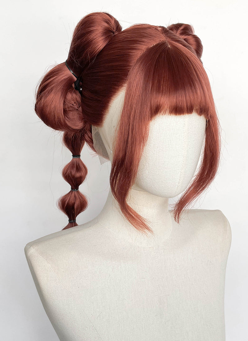 Clair Obscur: Expedition 33 DLC "Esquie" Maelle Auburn Braided Lace Front Synthetic Wig LF2192