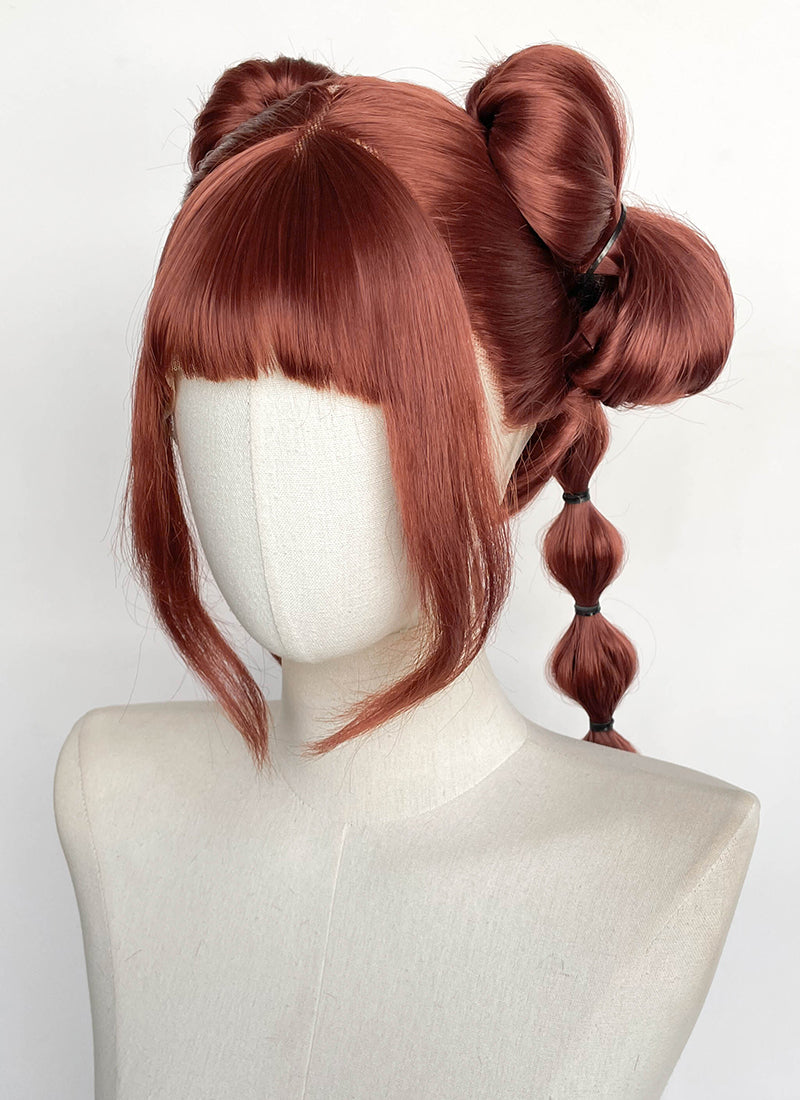 Clair Obscur: Expedition 33 DLC "Esquie" Maelle Auburn Braided Lace Front Synthetic Wig LF2192