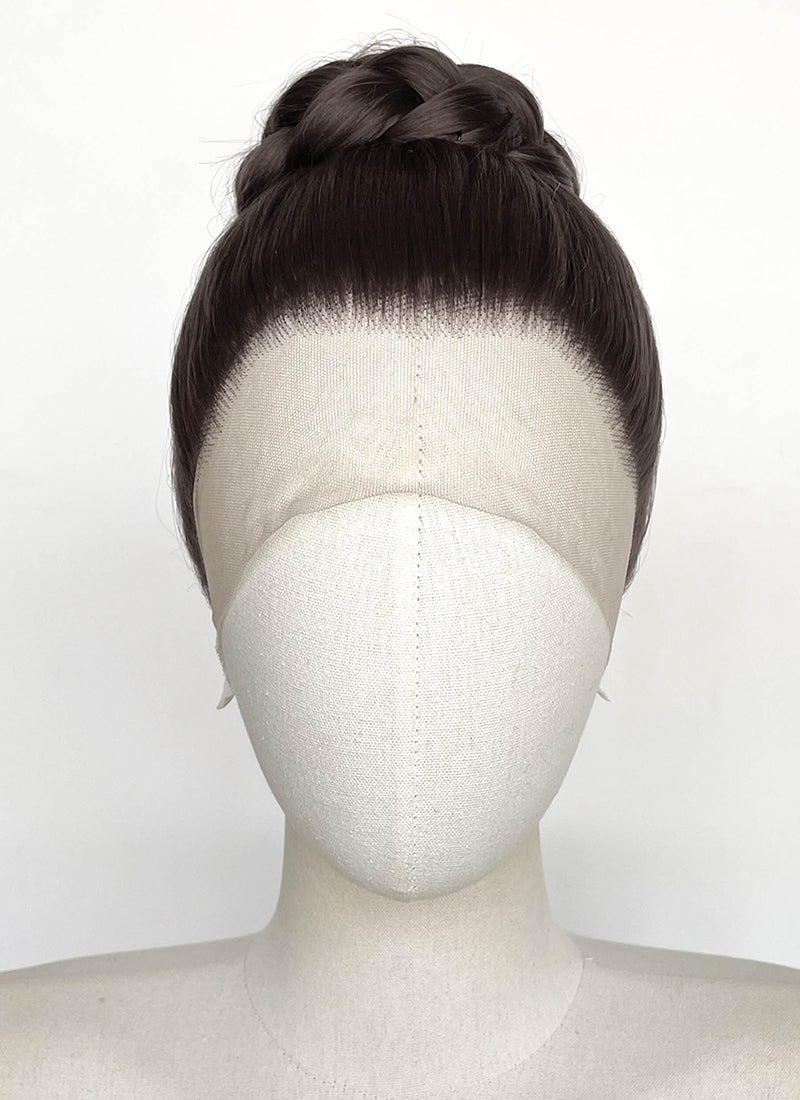 Bridgerton Sophie Baek Brunette Braided Lace Front Synthetic Wig LF2195