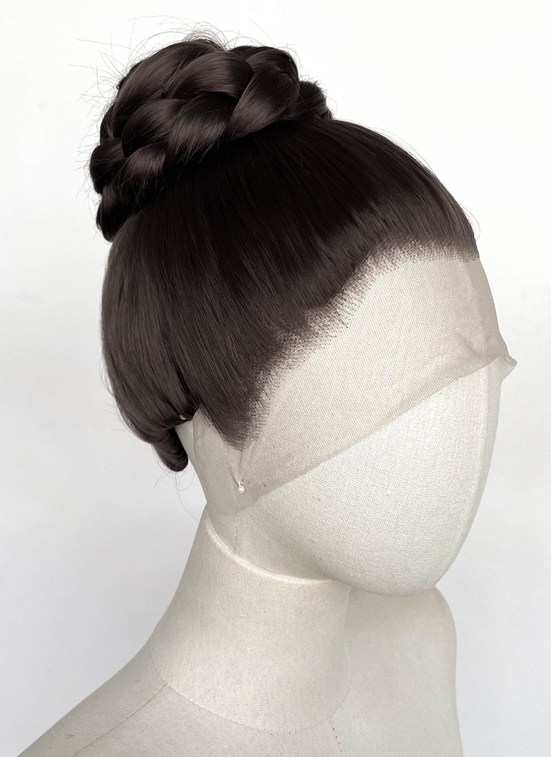 Bridgerton Sophie Baek Brunette Braided Lace Front Synthetic Wig LF2195