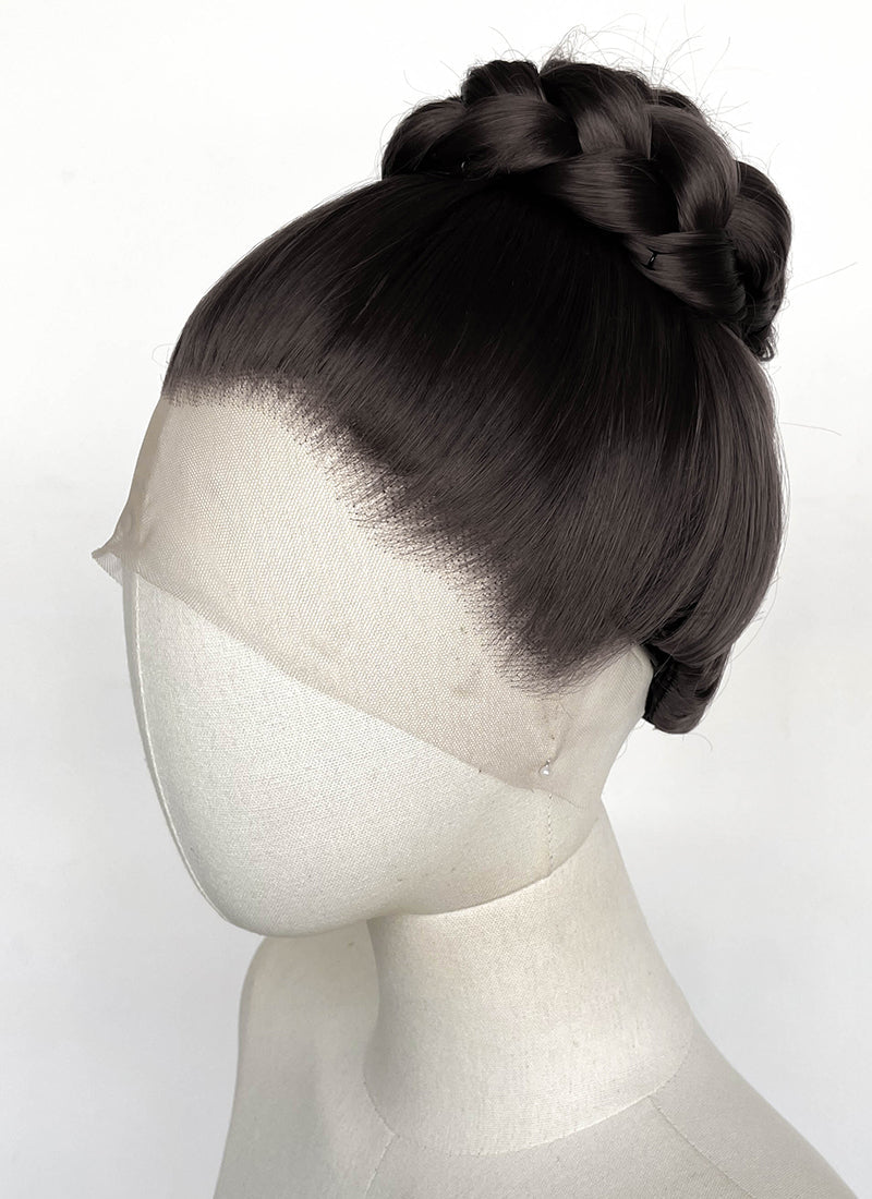 Bridgerton Sophie Baek Brunette Braided Lace Front Synthetic Wig LF2195