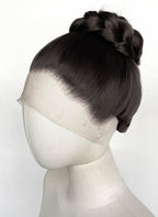 Bridgerton Sophie Baek Brunette Braided Lace Front Synthetic Wig LF2195