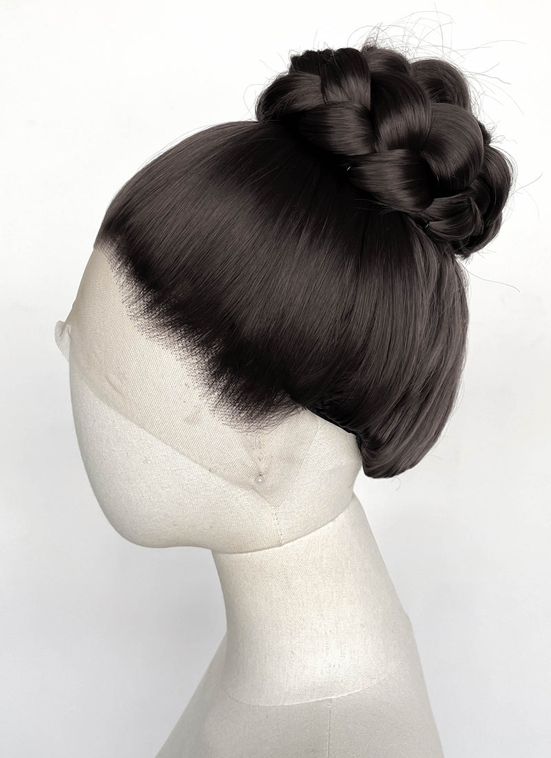 Bridgerton Sophie Baek Brunette Braided Lace Front Synthetic Wig LF2195