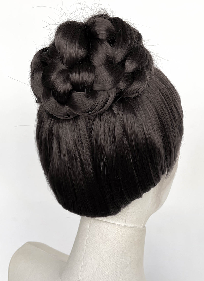 Bridgerton Sophie Baek Brunette Braided Lace Front Synthetic Wig LF2195