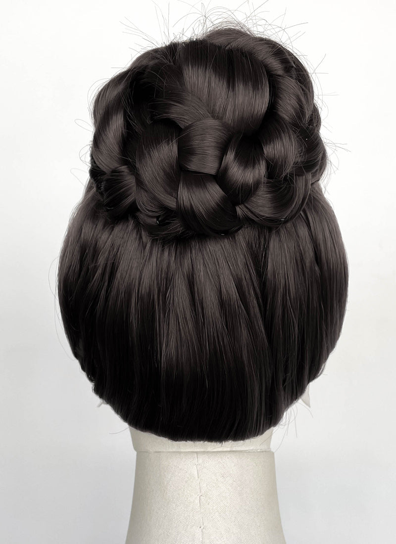 Bridgerton Sophie Baek Brunette Braided Lace Front Synthetic Wig LF2195