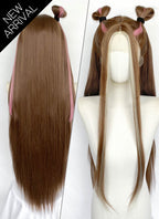 Winx Club Flora Brown Mixed Pink And Blonde Braided Lace Front Synthetic Hair Wig LF2198