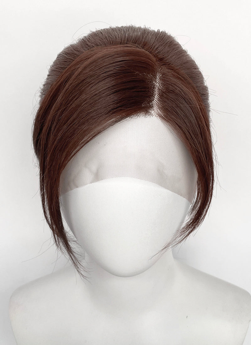 Resident Evil Claire Redfield Brown Ponytail Lace Front Wig LF2199
