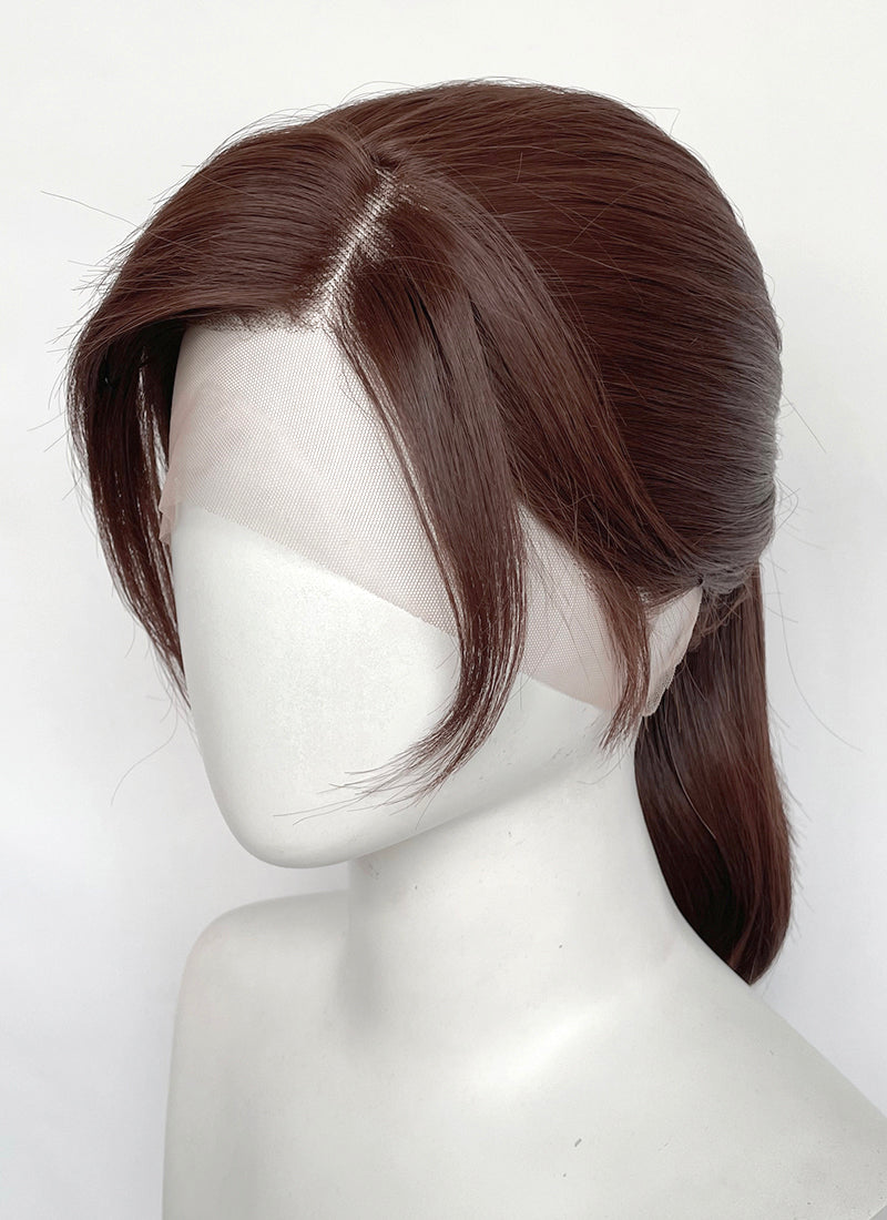 Resident Evil Claire Redfield Brown Ponytail Lace Front Wig LF2199
