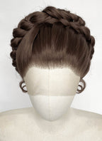 Star Wars Princess Leia Brunette Braided Lace Front Synthetic Wig LF2202