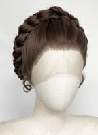 Star Wars Princess Leia Brunette Braided Lace Front Synthetic Wig LF2202