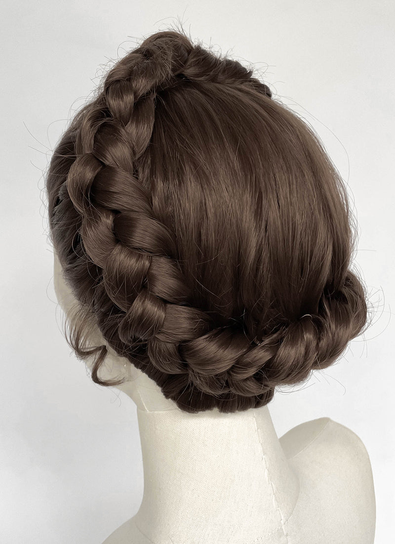 Star Wars Princess Leia Brunette Braided Lace Front Synthetic Wig LF2202