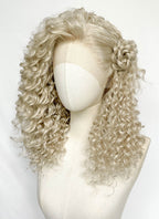 Ash Blonde Braided Lace Front Synthetic Wig LF2203
