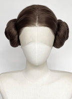 Star Wars Princess Leia Organa Brunette Braided Lace Front Synthetic Wig LF2205