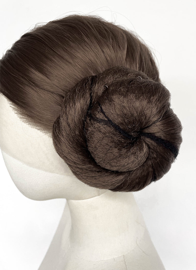 Star Wars Princess Leia Organa Brunette Braided Lace Front Synthetic Wig LF2205