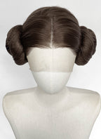 Star Wars Princess Leia Organa Brunette Braided Lace Front Synthetic Wig LF2205