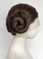 Star Wars Princess Leia Organa Brunette Braided Lace Front Synthetic Wig LF2205
