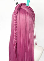 The Amazing Digital Circus Zooble Yaki Hot Pink Braided 13" x 6" Lace Top Synthetic Wig LF2207
