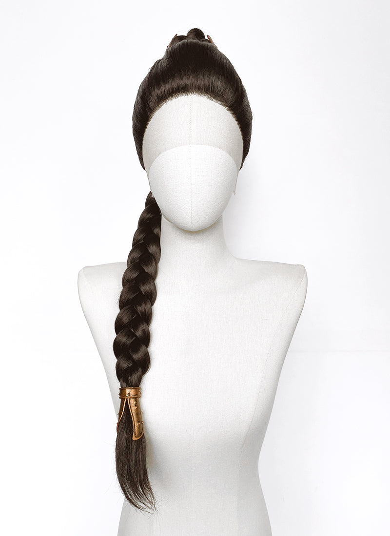 Star Wars Princess Leia Brunette Braided Lace Front Synthetic Wig LF2208